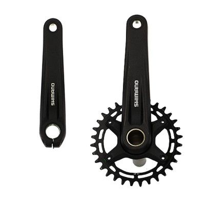 PEDALIER VTT MONO 32D L175 ALU SHIMANO MT510 12V.