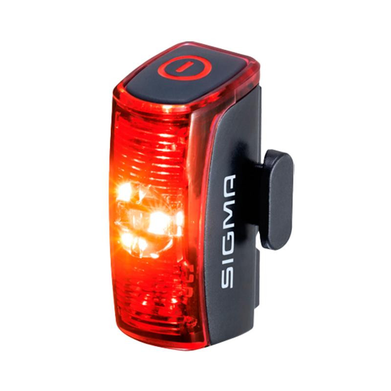 ECLAIRAGE VELO RECHARG.USB AR SIGMA LED INFINITY NOIR  MODES (FIXATION TIGE DE SELLE)