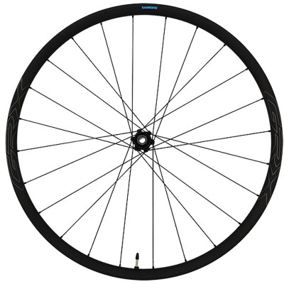 ROUE GRAVEL 700 AR JANTE NOIR SHIMANO RX570 DISQUE CENTERLOCK AXE TRAVERS. TUBELESS 10/11V