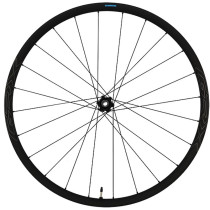 ROUE GRAVEL 700 AR JANTE NOIR SHIMANO RX570 DISQUE CENTERLOCK AXE TRAVERS. TUBELESS 10/11V