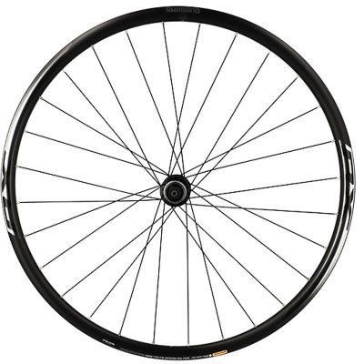 ROUE ROUTE 700 AR BLOCAGE JANTE NOIR SHIMANO RX010 DISQUE CENTERLOCK MOY SHIMANO 10/11V.
