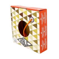 Faine de Frein Route/VTT Tubée Transfil 5mm Orange Auto-Lubrifiée 25 M