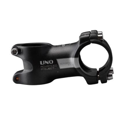 Potence Route UNO Ahead Set 1''1/8 L80mm Alu Noir Mat - 7° +/- 135g Guidon Ø 31.8mm