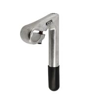 Potence Route/Fixie UNO Pongeur Ø 22.2mm L60mm Argent Guidon Ø 25.4mm