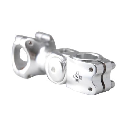 Potence Réglable UNO Ahead Set 1"1"1/8 L110mm Alu Argent 0 A 60° Guidon Ø 25.4mm