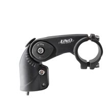 Potence Réglable UNO Ahead Set 1"1"1/8 L100mm Alu Noir H62mm 0/+60° Guidon Ø 31.8mm