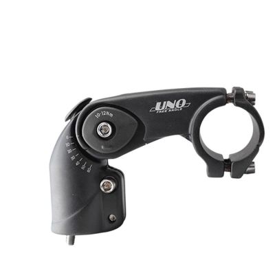 Potence Réglable UNO Ahead Set 1"1"1/8 L100mm Alu Noir H62mm 0/+60° Guidon Ø 31.8mm