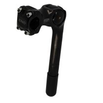 Potence Réglable Plongeur Ø 22.2mm UNO L80mm Alu Noir 0 A 60° Guidon Ø 25.4mm