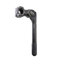 Potence Réglable Plongeur Ø 22.2mm UNO L80mm Alu Noir 0 A 60° Guidon Ø 25.4mm