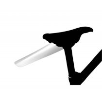 Garde-Boue Route/Fixie/VTT Arrière Velox Blanc Clipsable