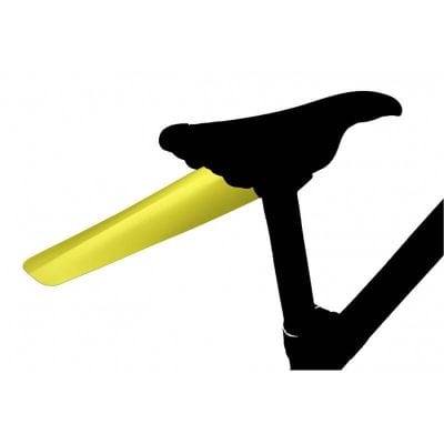 Garde-Boue Route/Fixie/VTT Arrière Velox Jaune Clipsable