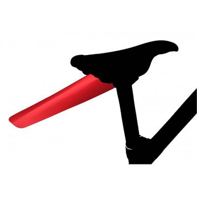 Garde-Boue Route/Fixie/VTT Arrière Velox Rouge Clipsable