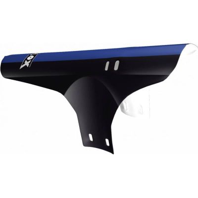 GARDE BOUE VTT AV VELOX NOIR/BLEU FIXATION FOURCHE
