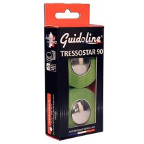 Guidoline Velox Coton Supérieur Tressostar 90 Vert Acide + Embouts de Guidon Chrome