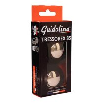 Guidoline Velox Coton Tressorex 85 Noir + Embouts de Guidon Chrome