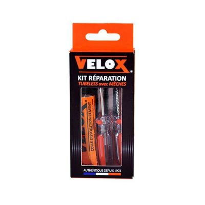 NECESSAIRE REPARATION VTT TUBELESS VELOX AVEC MECHES