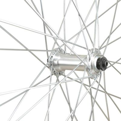 Roue Avant VTT Velox 26" Mach1 ER-10 Argent Shimano TX500 V-Brake