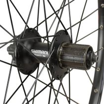 Roue Arrière VTT Velox 26" Mach1 Klixx Noir Shimano M475 Disque 6T 9/10/11V