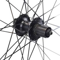 Roue Arrière Mach1 Gravel 19 Velox Noir Shimano Deore M475 K7 9/10/11V