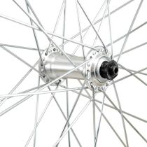 Roue Avant VTT Velox 26" Mach1 M110 Argent Shimano TX500 V-Brake 36T