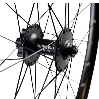 Roue Avant VTT Velox 27,5" Mach1 Maxx Noir Shimano M475 Disque 6T.