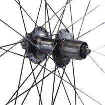 Roue Arrière VTT Velox 29" Mach1 Maxx Noir Shimano M475 Disque 6T.9/10/11V