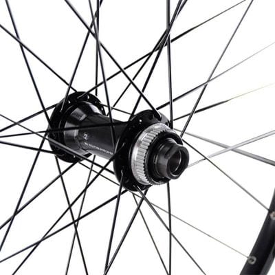 Roue Avant VTT Velox 27.5" Mach1 Klixx Boost Noir CenterLock Axe Traversant 15X110mm