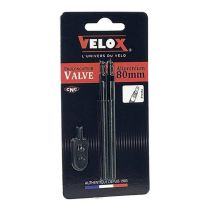 Prolongateurs de Valve Velox 80mm Alu Noir Semi-Fileté