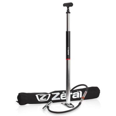 Pompe à Pied Zéfal Profil Travel Manomètre Alu VS/VP 10 Bars Raccord Z-Twin