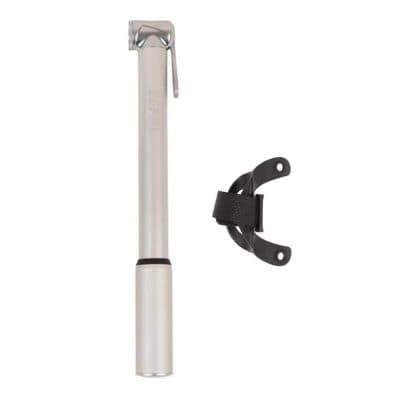Mini Pompe Vélo Route Zéfal Road Micro Silver Alu 8 Bars VP/VS L230mm