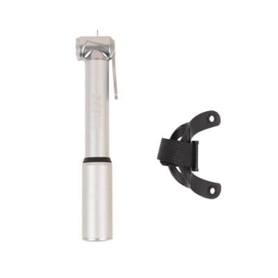 Mini Pompe Vélo Route Zéfal Road Micro Silver Alu 7 Bars VP/VS L165mm