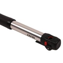 Mini Pompe Vélo Route/VTT Zéfal Switch Mini 5.5 Bars VP/VS Noir/Argent L200mm