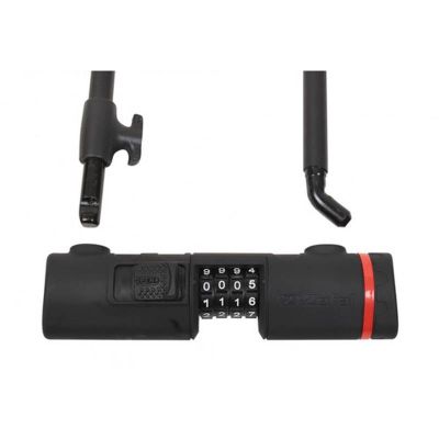 Antivol Vélo U à Code Zéfal TRAZ U13 115 x 230mm avec Câble à Boucles Ø 10mm