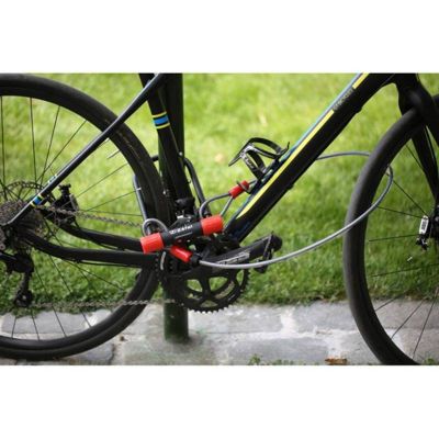 Antivol Vélo U Zéfal TRAZ U13 115 x 230mm avec Câble à Boucles Ø 10mm