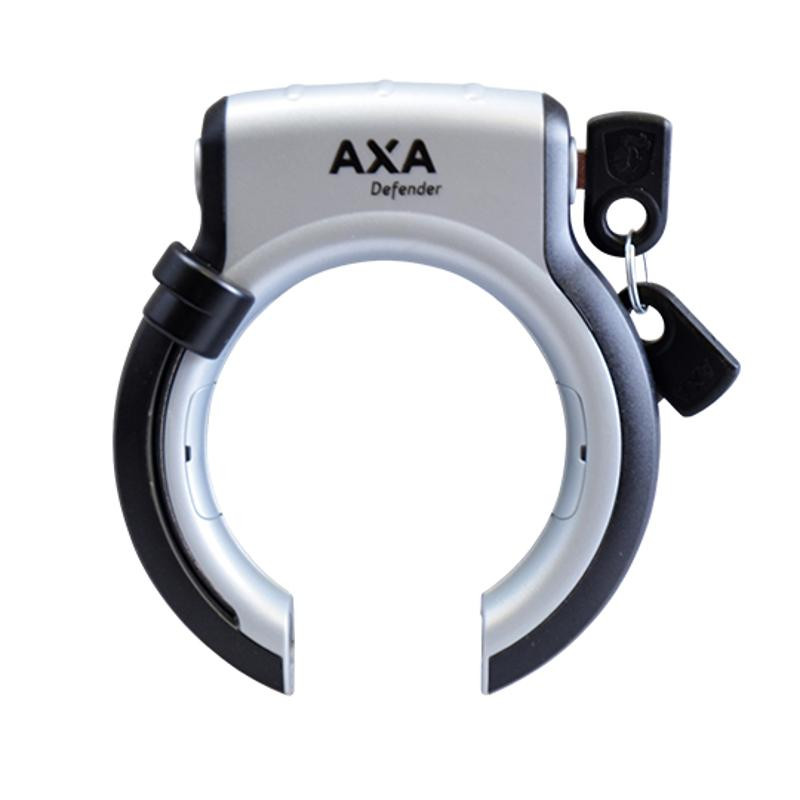 ANTIVOL VELO FER A CHEVAL AXA DEFENDER NOIR/ARGENT (OUVERTURE 50MM/OPTION CABLE ANTIVOL