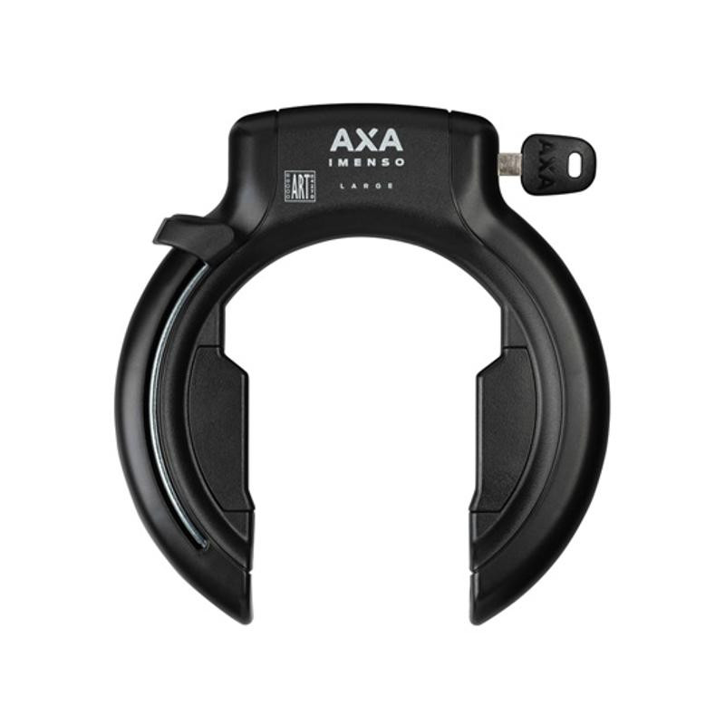 ANTIVOL VELO FER A CHEVAL AXA IMENSO LARGE NOIR (OUVERTURE 75MM/OPTION CABLE ANTIVOL)