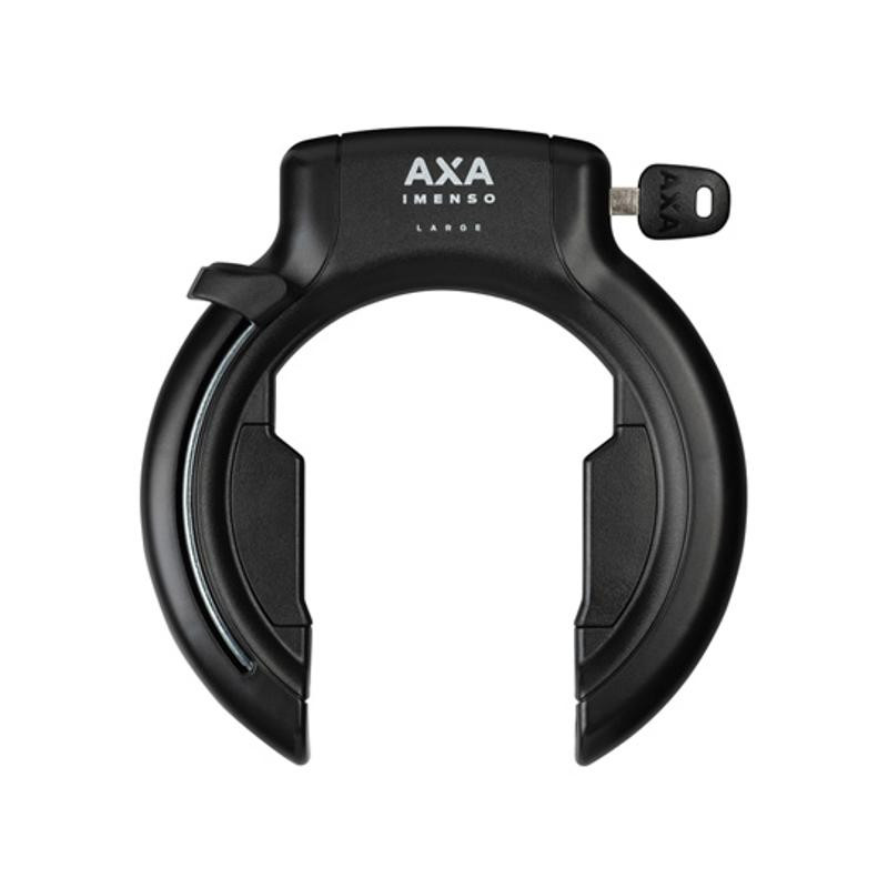ANTIVOL VELO FER A CHEVAL AXA IMENSO LARGE NOIR (OUVERTURE 75MM/OPTION CABLE ANTIVOL)