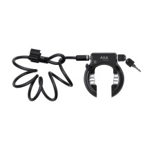 ANTIVOL VELO FER A CHEVAL AXA SOLID PLUS + CABLE A BOUCLE DIA 10 LG 150CM (OUVERTURE 58)