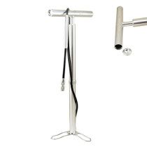 POMPE A PIED TRAVEL KHEAX THRACIOS ARGENT AVEC MANOMETRE 200 PSI/13.80BAR