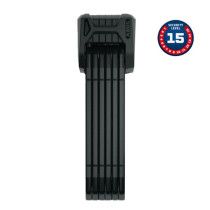 ANTIVOL VELO PLIABLE  A CLE L110CM ABUS BORDO GRANIT XPLUS 6500K/110 NOIR + SUPPORT