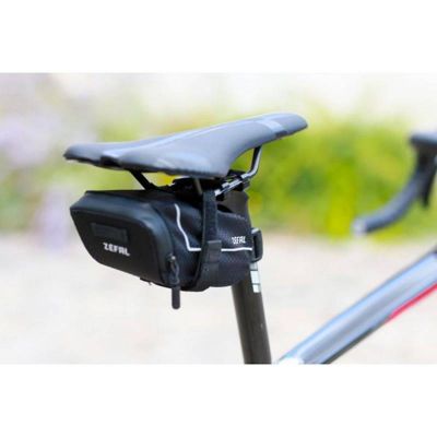 Sacoche de Selle Zéfal Z Light Pack XS Noir 0.3L Attache Velcrosur Rail/Tige de Selle