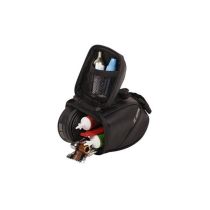 Sacoche de Selle Zéfal Iron Pack 2 M-TF Noir 0,9L Fixation T-Fix Rails de Selle