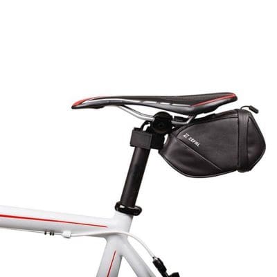 Sacoche de Selle Zéfal Iron Pack 2 M-TF Noir 0,9L Fixation T-Fix Rails de Selle