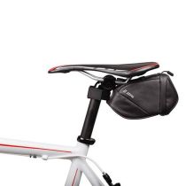 Sacoche de Selle Zéfal Iron Pack 2 M-TF Noir 0,9L Fixation T-Fix Rails de Selle