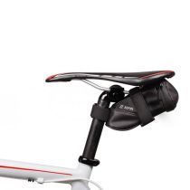 Sacoche de Selle Zéfal Iron Pack 2 S-DS Noir 0.5L Fixation Velcro sur Rail/Tige de Selle