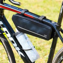 Sacoche de Cadre Vélo Gravel Zéfal Z Adventure C2 Noir 2.5L Fermeture Etanche