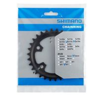 Plateau Gravel Shimano Double Ø 80mm Intérieur 30D Noir GRX600 4 Branches 11/10V.