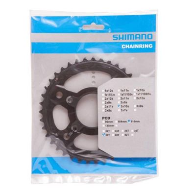 Plateau Route Shimano Ø 110mm Intermédiaire 39D Noir Origine Tiagra 4703 10V. 4 Branches