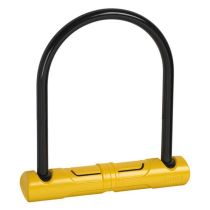 Antivol Vélo U Abus 110 x 160mm 402 Mini Jaune + Support