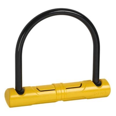Antivol Vélo U Abus 110 x 230mm 402 Jaune + Support